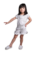 Conjunto. Summer Infantil feminino. (tam 2 ao 8)